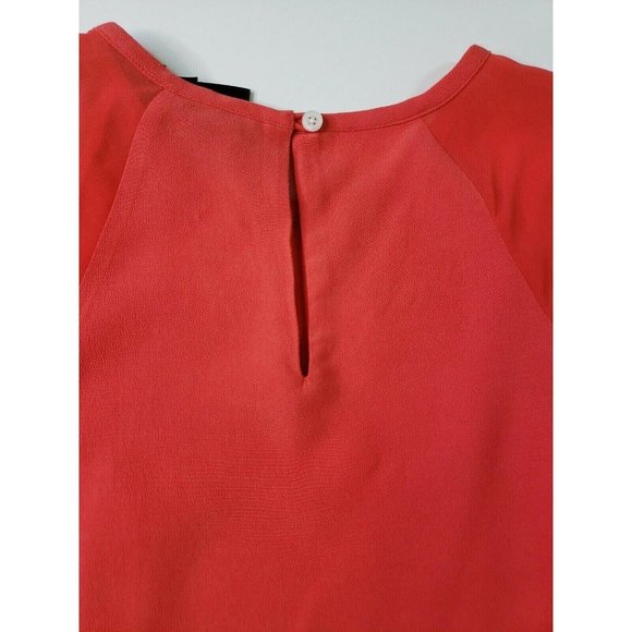 Armani Exchange Women Red Short Sleeve Blouse Top size XS NEW - Picture 3 of 12
